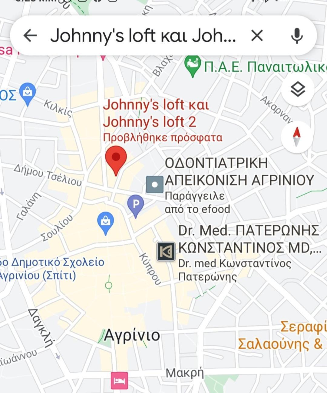 Johnny'S Loft Apartment Agrinio Exterior foto